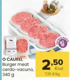 Autoservicios Familia O'caurel - burger meat cerdo-vacuno oferta