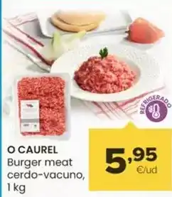 Autoservicios Familia O'caurel - burger meat cerdo-vacuno oferta