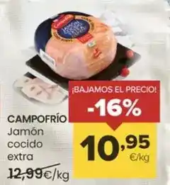 Autoservicios Familia Campofrío - jamón cocido extra oferta