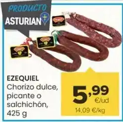 Autoservicios Familia Ezequiel - chorizo dulce/ picante o salchichon oferta