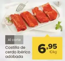Autoservicios Familia Costilla de cerdo ibérico adobada oferta