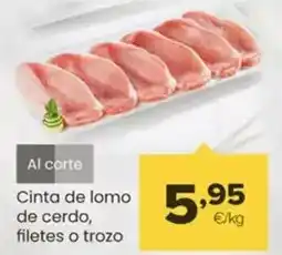 Autoservicios Familia Cinta de lomo de cerdo, filetes o trozo oferta