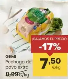 Autoservicios Familia Gemi - pechuga de pavo extra oferta