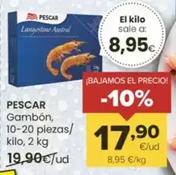 Autoservicios Familia Pescar - gambón oferta