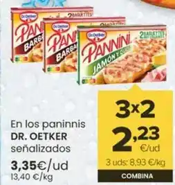 Autoservicios Familia Dr oetker - en los paninnis oferta