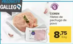 Autoservicios Familia Coren - filetes de pechuga de pavo oferta