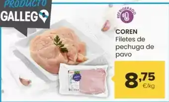 Autoservicios Familia Coren - filetes de pechuga de pavo oferta