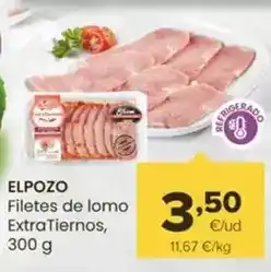 Autoservicios Familia Elpozo - filetes de lomo extra tiernos oferta