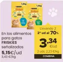 Autoservicios Familia Purina - en los alimentos para gatos friskies senalizados oferta