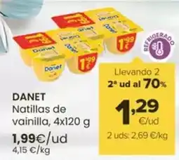 Autoservicios Familia Danone - danet/ natillas de vainilla oferta