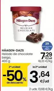 Eroski Häagen-dazs - helado de chocolate belga oferta