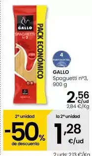 Eroski Gallo - spaguetti n'3 oferta