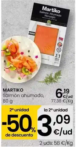 Eroski Martiko - salmon ahumado oferta