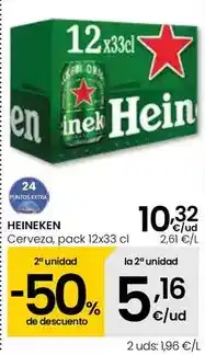 Eroski Heineken - cerveza oferta