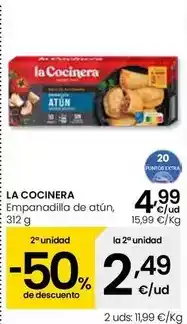 Eroski La cocinera - empanadilla de atún oferta
