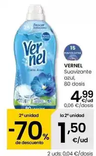 Eroski Vernel - suavizante azul oferta