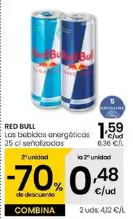 Eroski Red bull - las bebidas energeticas oferta