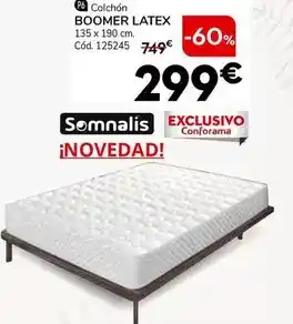 Conforama Colchón boomer latex oferta