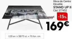 Conforama Mesa de centro elevable stand up ii oferta