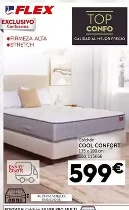 Conforama Flex - colchón cool confort oferta