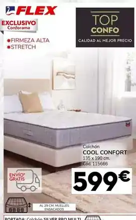 Conforama Flex - colchón cool confort oferta