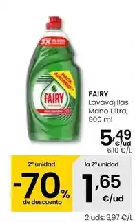 Eroski Fairy - lavavajillas mano ultra oferta