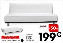 Conforama Sofa cama 3 plazas third oferta