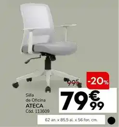 Conforama Silla de oficina ateca oferta