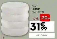 Conforama Pouf hugo oferta
