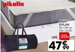 Conforama Pikolin - topper dylan 90 x 190 cm oferta