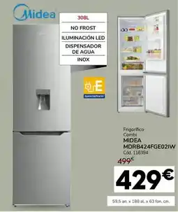Conforama Midea - frigorifico combi mdrb424fge02iw oferta