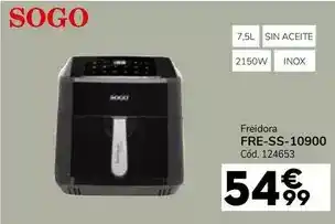 Conforama Sogo - freidora oferta