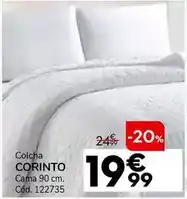 Conforama Colcha corinto/ cama 90 cm oferta