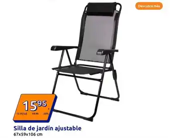 Action Silla de jardín ajustable oferta