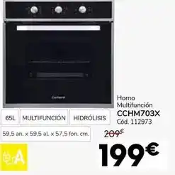 Conforama Horno multifunción cchm703x oferta