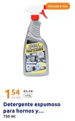 Action Detergente espumoso para hornos y oferta