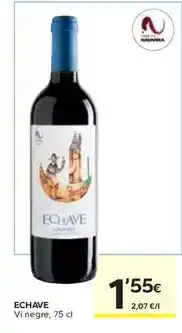 Caprabo Echave - vi negre oferta