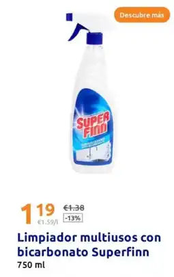 Action Superfinn - limpiador multiusos con bicarbonato oferta
