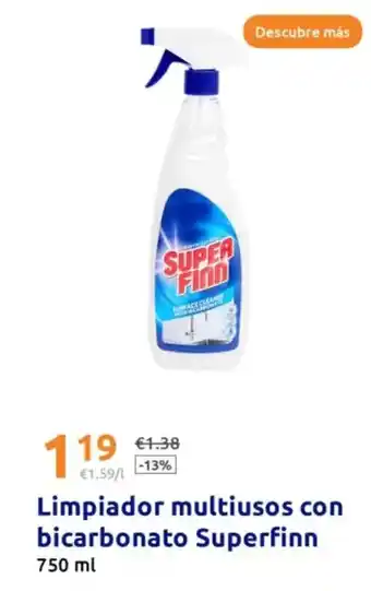 Action Superfinn - limpiador multiusos con bicarbonato oferta