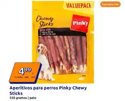 Action Pinky - aperitivos para perros chewy sticks oferta