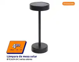 Action Solar - lampara de mesa oferta