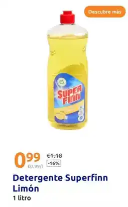 Action Superfinn - detergente limon oferta