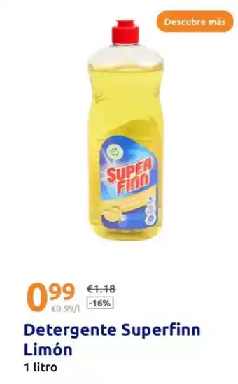 Action Superfinn - detergente limon oferta
