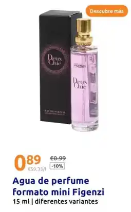 Action Figenzi - agua de perfume formato mini oferta