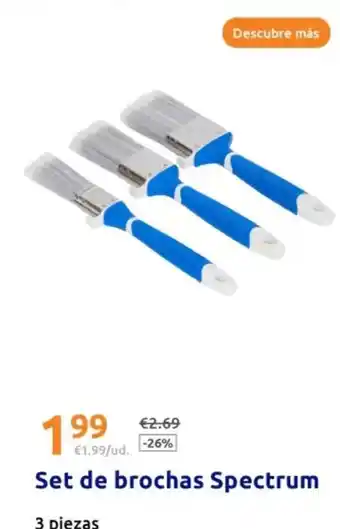 Action Spectrum - set de brochas oferta