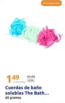 Action Bath - cuerdas de baño solubles oferta