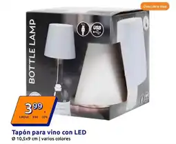 Action Tapón para vino con led oferta
