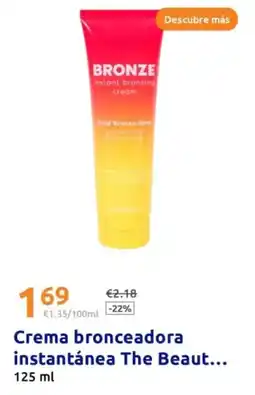 Action Instant - crema bronceadora instantanea oferta