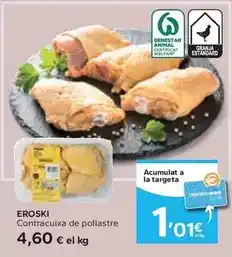 Caprabo Eroski - contracuixa de pollastre oferta