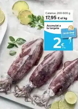 Caprabo Calamar 200-600 g oferta